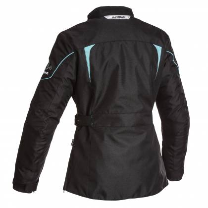 Geacă Moto Damă din Textil BERING LADY SOFIA · Negru / Albastru  - 1