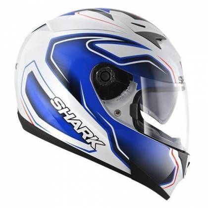 Cască Moto Integrală SHARK S700S REPLICA GUINTOLI · Alb / Albastru  - 4