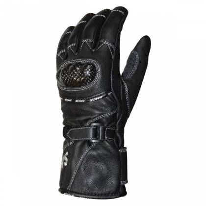 Mănuși Moto Damă din Piele & Textil SHOX AMAZON · Negru  - 1