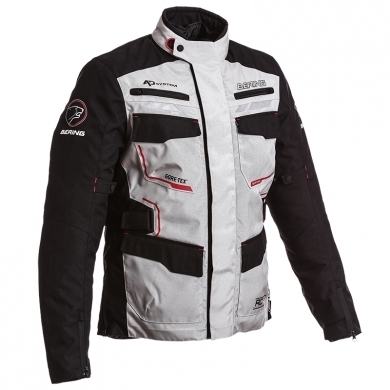 Geacă Moto din Textil BERING SHIELD GTX · Negru / Gri 