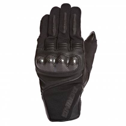 Mănuși Moto din Piele & Textil BERING ZORBA · Negru  - 0