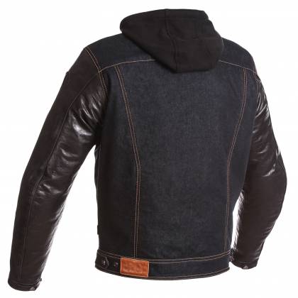 Geacă Moto din Piele & Denim SEGURA VELOCE · Negru  - 3
