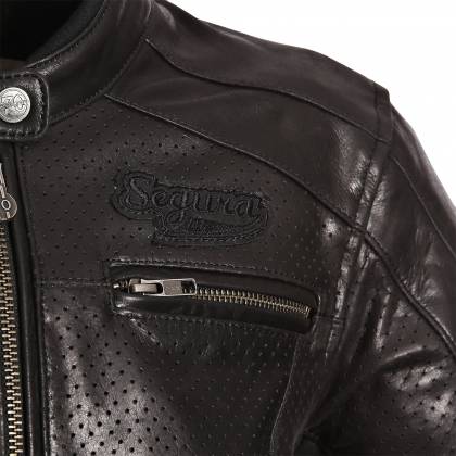 Geacă Moto Damă din Piele SEGURA LADY IRON · Negru  - 2