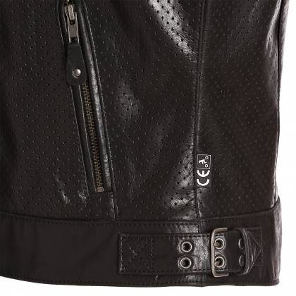 Geacă Moto Damă din Piele SEGURA LADY IRON · Negru  - 3