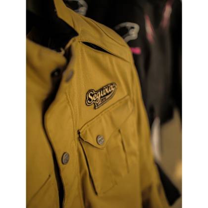 Geacă Moto Damă din Textil SEGURA LADY MOORE · Bej  - 5