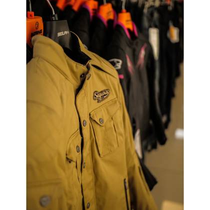 Geacă Moto Damă din Textil SEGURA LADY MOORE · Bej  - 3