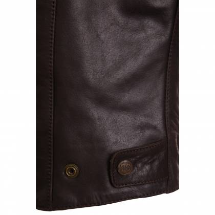 Geacă Moto Damă din Piele SEGURA LADY RETRO · Maro / Roz  - 3