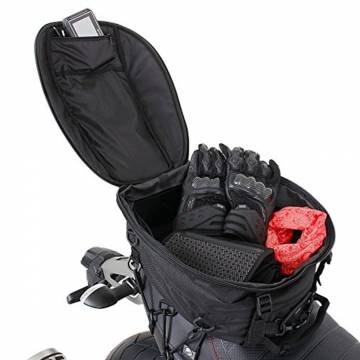 Geantă Moto pentru Șa BAGSTER SPIDER · Negru / Roșu  - 2