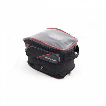 Geantă Moto pentru Rezervor cu Magnet BAGSTER FLASH · Negru / Roșu  - 0