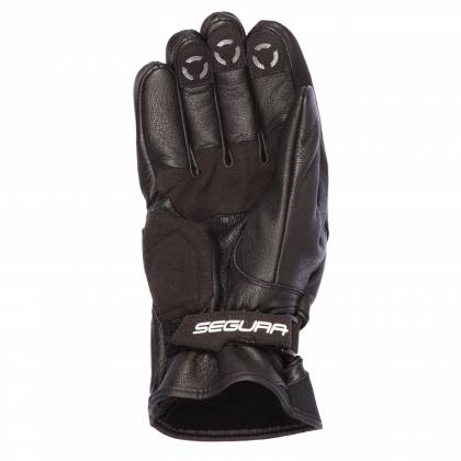 Mănuși Moto din Piele & Textil SEGURA TRAXX · Negru / Roșu  - 1