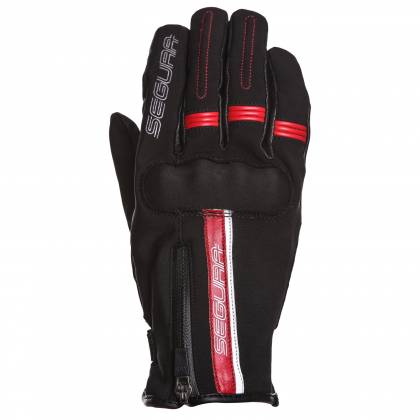 Mănuși Moto din Textil SEGURA HARDING · Negru / Roșu  - 0