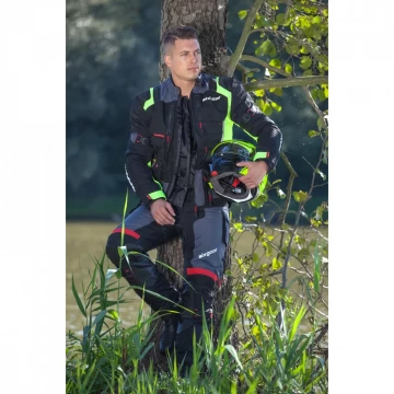 Geacă Moto din Textil SIXGEAR DELTA FORCE · Negru / Gri / Roșu  - 14