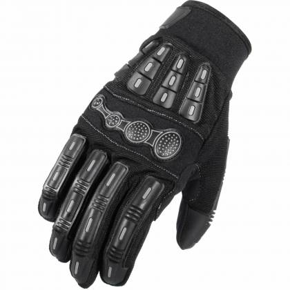 Mănuși Moto din Textil SIXGEAR WARLOCK · Negru  - 1