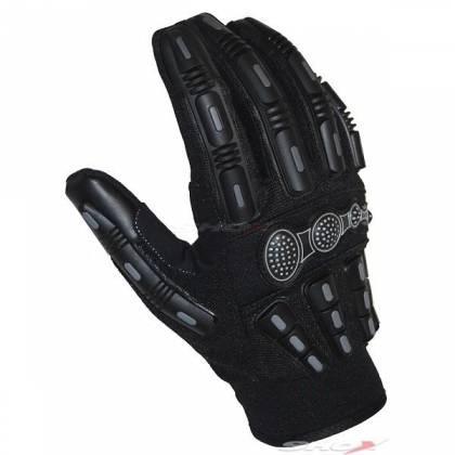 Mănuși Moto din Textil SIXGEAR WARLOCK · Negru  - 0
