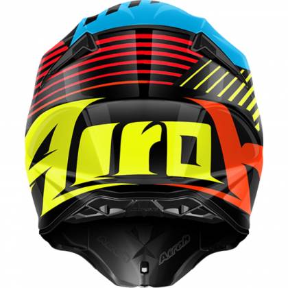 Cască Enduro - Cross AIROH TWIST STRANGE BLUE GLOSS · Albastru / Roșu / Galben  - 3