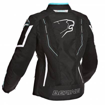 Geacă Moto Damă din Textil BERING LADY SCREAM · Negru / Albastru  - 1