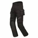 Pantaloni Moto din Piele & Textil SIXGEAR DELTA FORCE · Negru