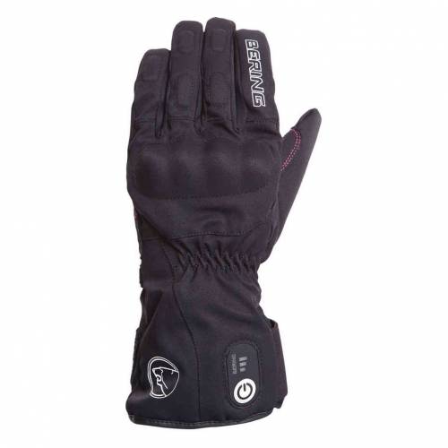 Mănuși Moto Damă din Textil BERING LADY OXANA · Negru / Alb 