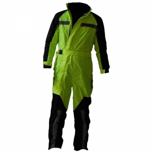 Combinezon Moto SIXGEAR HIGHLIGHT · Negru / Verde-Fluo 