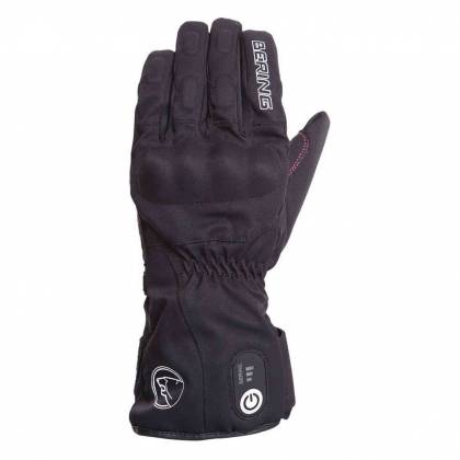 Mănuși Moto Damă din Textil BERING LADY OXANA · Negru / Alb  - 0