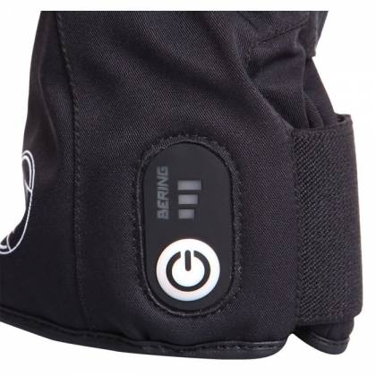 Mănuși Moto Damă din Textil BERING LADY OXANA · Negru / Alb  - 3