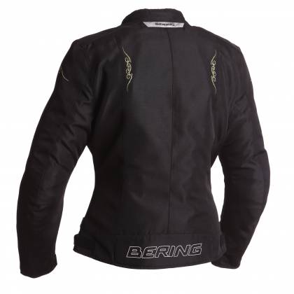 Geacă Moto Damă din Textil BERING LADY ANIKA · Negru / Bej  - 1