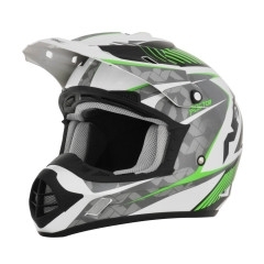 Cască Enduro - Cross AFX FX17 FACTOR · Alb / Verde / Gri 