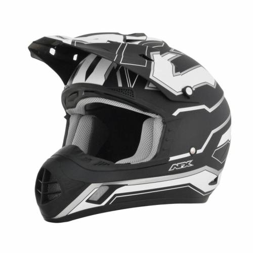 Cască Enduro - Cross AFX FX17 WORKS ·  Negru / Alb 
