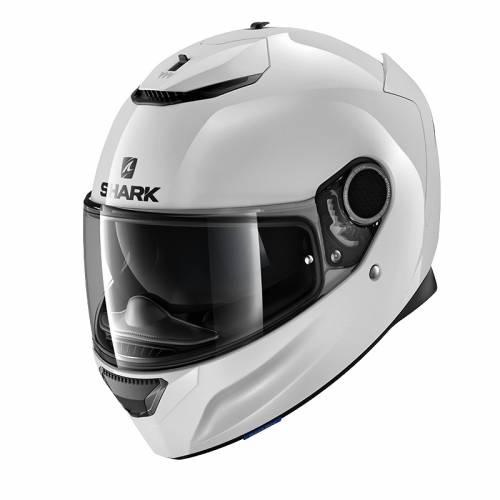 Cască Moto Integrală SHARK SPARTAN BLANK · Alb 