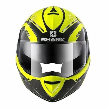 Cască Moto Modulară SHARK EVOLINE S3 HATAUM · Negru / Verde Fluo  - 1