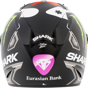 Cască Moto Integrală SHARK RACE-R PRO LORENZO MONSTER · Negru / Alb / Verde / Roșu  - 1