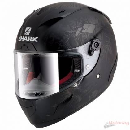 Cască Moto Integrală SHARK RACE-R PRO USKER · Negru Mat  - 0