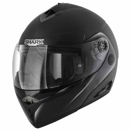 Cască Moto Flip Up SHARK OPENLINE DUAL BLACK · Negru Mat  - 0