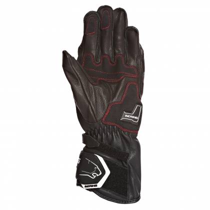 Mănuși Moto din Piele BERING BOLT · Negru / Alb  - 1