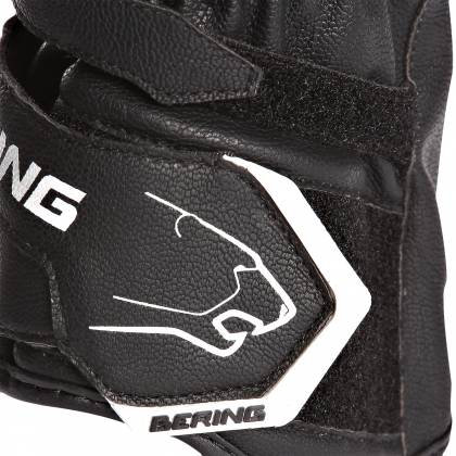 Mănuși Moto din Piele BERING BOLT · Negru / Alb  - 2