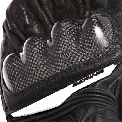 Mănuși Moto din Piele BERING BOLT · Negru / Alb  - 3