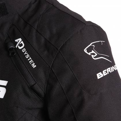 Geacă Moto Damă din Textil BERING LADY KATNISS · Alb / Negru  - 2