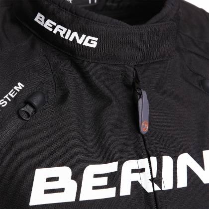 Geacă Moto Damă din Textil BERING LADY KATNISS · Alb / Negru  - 3