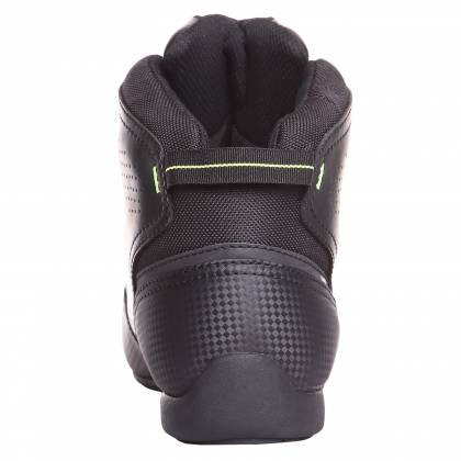 Ghete Moto din Piele & Textil BERING JASPER · Negru / Verde Fluo  - 1