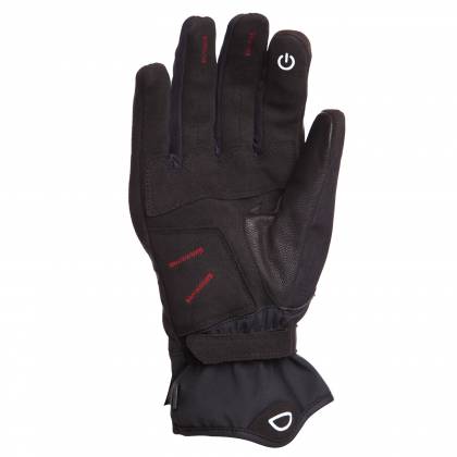 Mănuși Moto din Piele & Textil BERING CHADWICK · Negru / Alb  - 1