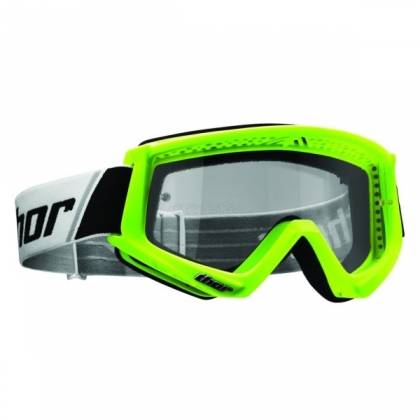 Ochelari Enduro - Cross THOR COMBAT · Verde-Fluo / Negru  - 0