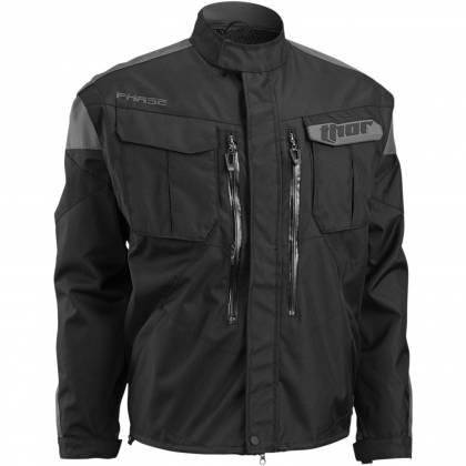 Geacă Enduro - Cross THOR S6 PHASE · Negru / Gri  - 0