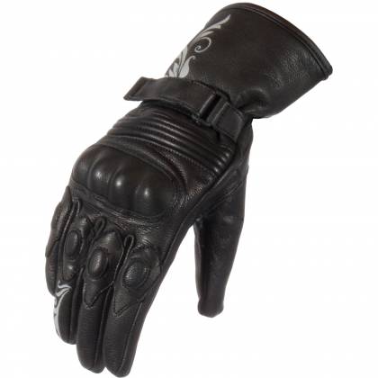 Mănuși Moto Damă din Piele SIXGEAR JOLIE · Negru  - 1