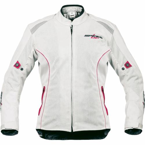 Geacă Moto Damă din Textil SPEED UP PIXIE · Gri / Roz 