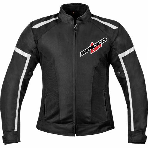 Geacă Moto Damă din Textil SPEED UP LARA MESH · Negru 