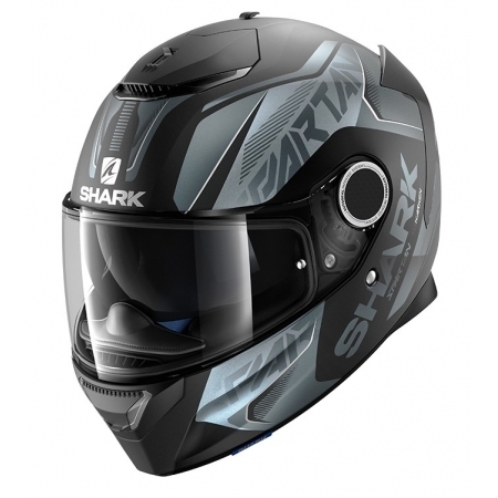 Cască Moto Integrală SHARK SPARTAN KARKEN · Negru / Gri  Mat 