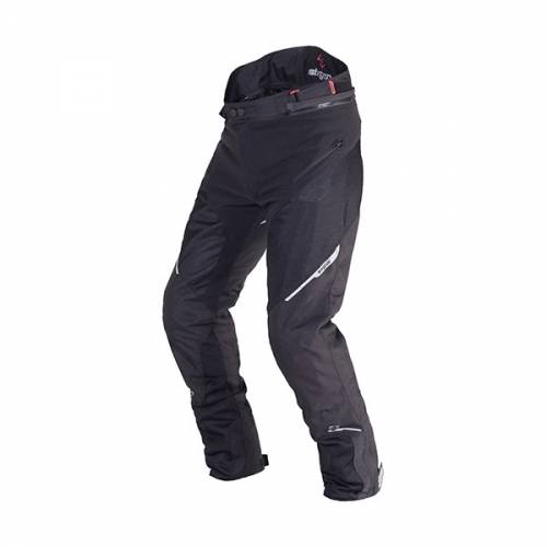 Pantaloni Moto din Textil SIXGEAR DRAKE · Negru 