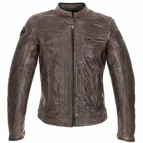 Geacă Moto din Piele RICHA AUSTIN · Maro 