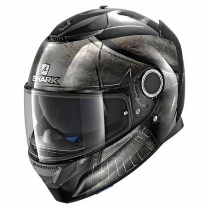 Cască Moto Integrală SHARK SPARTAN HOPLITE · Negru / Gri  - 0