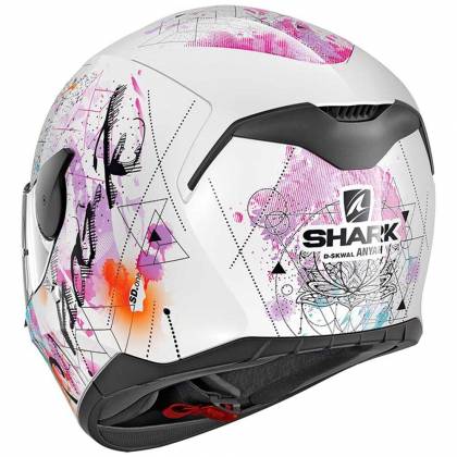 Cască Moto Integrală SHARK D-SKWAL ANYAH · Alb  - 1
